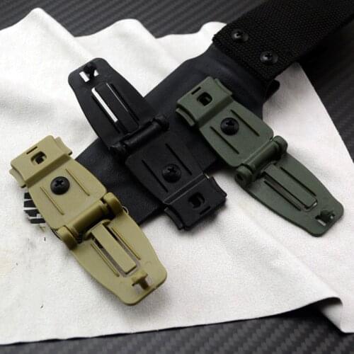 Backpack Bag Knife Sheath Clip Tactical Hunting Lock Buckle Clips For Scabbard Holster Molle Webbing Strap