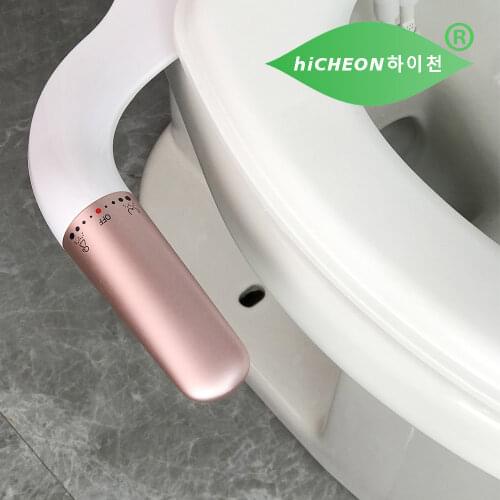 Bidet seat toilet shower nozzles non-elecitric bidet attachment duoche sprayer with self cleaning muslim Shattaf Washing