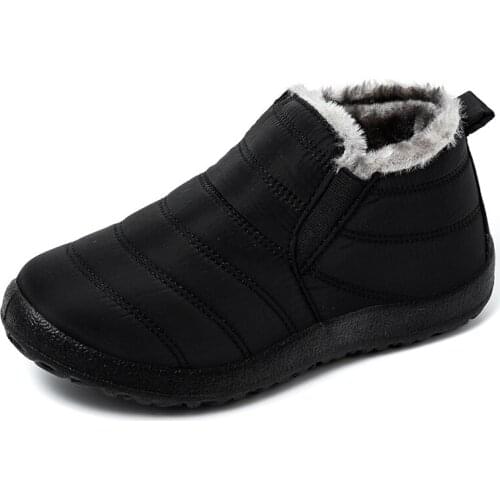 Winter Boots For Men Snow Boots Waterproof Waterproof Winter Shoes Plus Size Unisex Slip Ankle Winter Boots