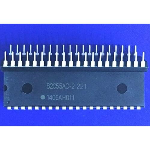 1pcs/lot UPD82C55AC-2 D82C55AC-2 D82C55 82C55 M82C55A-2 M82C55A M82C55 DIP-40 In Stock