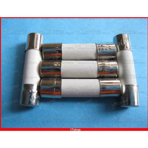 100 Pcs Fast Blow Ceramic Fuse 2A T2A 250V 5mm x 20mm