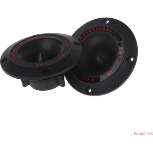 2PCS Piezoelectric Tweeter 3" Audio Speaker Treble Ceramic Piezo Loudspeaker PA/DJ Tweeters Home Subwoofer Stage Sound