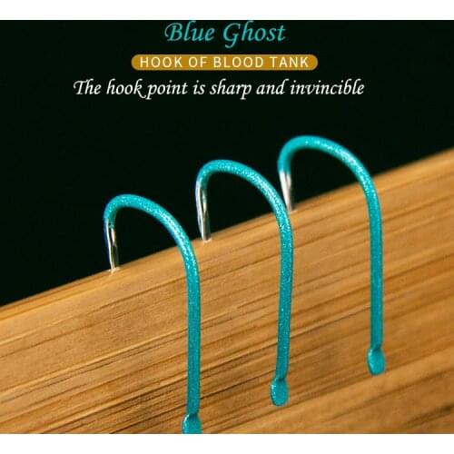 20 PCS Japan imported bulk fishing hook Mint green high hardness high carbon steel fishhook