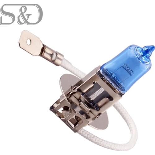24V H3 100W auto halogen bulbs Car Light Source parking Head Fog Lamps White Headlight Lamp High Power Super Bright