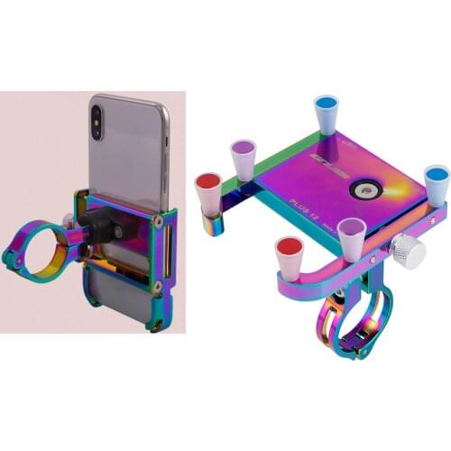 Aluminum Motorcycle Bike GPS Phone Holder Handlebar Mount Universal