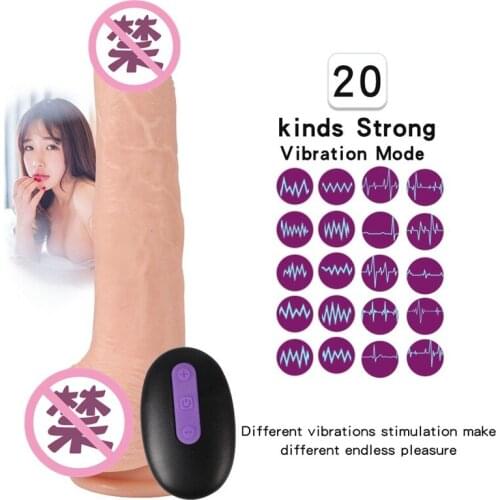 Automatic Telescopic Heating Dildo Vibrator G-spot Massage Huge Realistic Penis Vibrator Sex Toys For Women Sex Products
