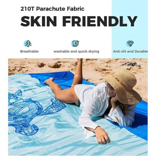 Quick-Drying Soft Microfiber Beach Mat Super Large Size Lightweight And Sand-Free Mat Very Suitable Camping Trip Beach Swimming
