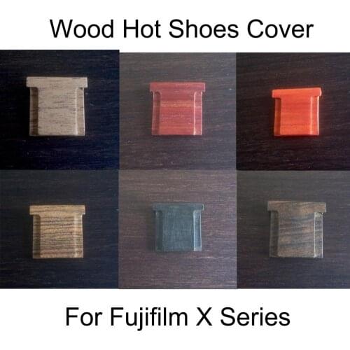 Wood Hot Shoe Cover For Fujifilm Fuji XT2 XT3 XT20 XT30 X-PRO2 X100F X100V FujiFilm Series Camera Accessories