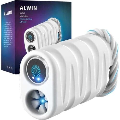 Dual Channel Male Vibdation Masturbator Cup Penis Delay Trainer Sex Toys For Men Penis Vibrator Glans Vibrating Massager Sextoy