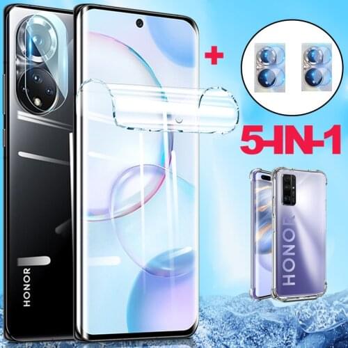 5-IN-1 lens case ,soft glass for 30pro hydrogel film honor 30 pro+ honor30 Pro huawei Honor-30 Screen Protector HONOR 30