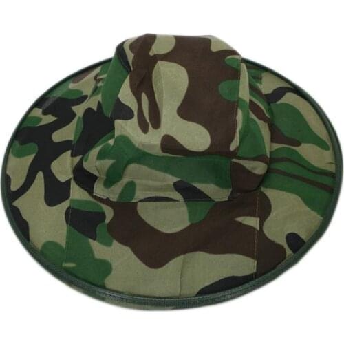 Head hat net wide brim anti insect bee fly protective For beekeeper mesh mask cover Y7P9