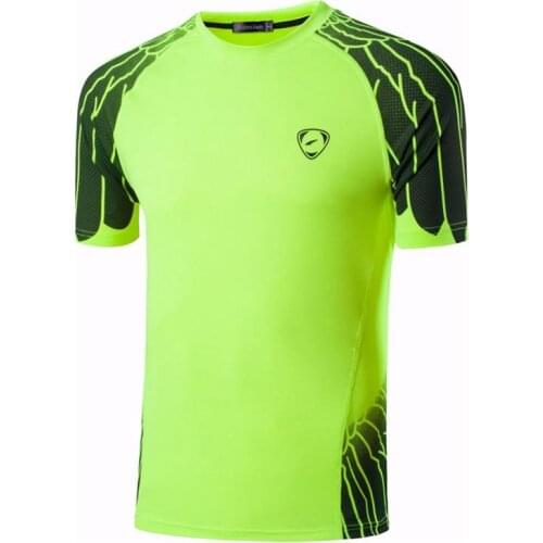 Jeansian Mens Tshirt T-Shirt Tee Shirt Sport Dry Fit Short Sleeve Running Fitness Workout LSL229 GreenYellow2