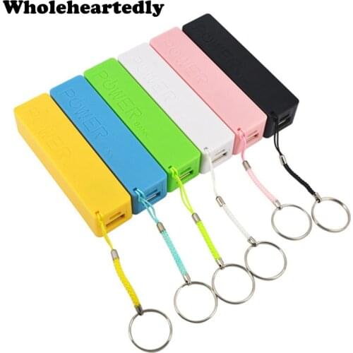 Battery Storage Box 18650 Power Battery Holder Plastic Battery Case with USB Output Interface as a Fashion Power Bank