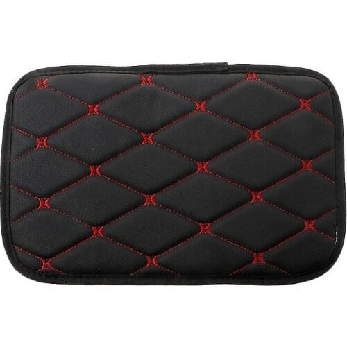 T3ED Car Armrest Mat Auto Interior Storage Box Mats Cushion Cover Armrest Protector