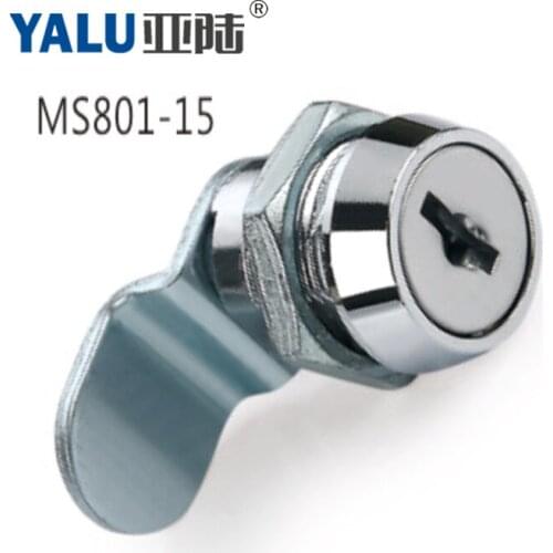 MS801-15 Zinc Alloy Cam Lock Glass Cabinet Electrical Enclosure Mailbox Drawer Cabinet Cam Lock Factory Direct Sales