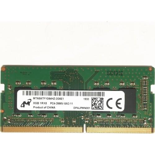 Micron DDR4 8GB 2666MHz RAM 8GB 1RX8 PC4-2666V-SA2-11 ddr4 2666 8gb laptop memory