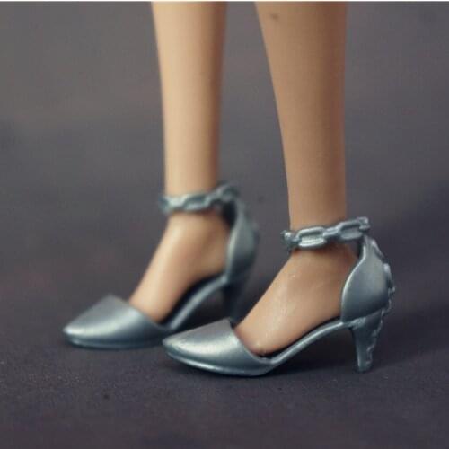 Fashion for barbie shoes Boots High Quality Colorful Different Styles High Heels Sandals Cute DIY Clothes Barbie Doll Accessries