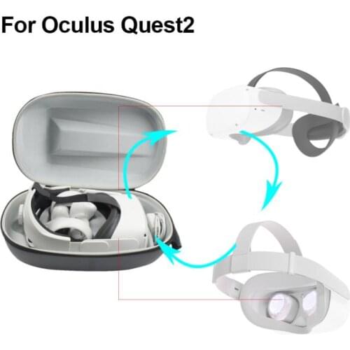 Fashion Portable Glasses Storage Shockproof And Waterproof Storage Bag Travel Protective Case Suitable For Oculus Quest 2