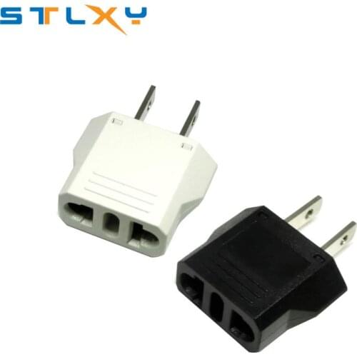 AC 0-250V New Arrival Universal European EURO EU to US USA Travel Plug Adapter Converter Power Plug Adaptor Outlet Converter