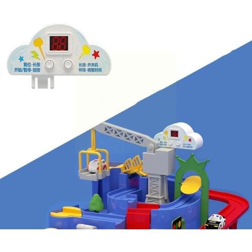 Dinosaur Adventure Childrens Toy Timer Link Track Truck Car Model Boy Fire Simulation Mini Gift Ambulance Train Accessorie B5Z3