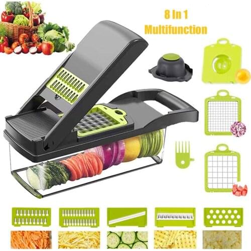 Vegetable Fruits Tool Kitchen Gadgets Grater Cutter Shredder Garlic Meat Chopper Carrot Potato Slicer Salad Maker