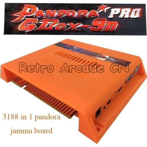 Pandora Box 3D Wifi 4300 in 1Arcade PCB Multi Game Board pandora Jamma Arcade Board with wiring for aracde machine VGA HDMI