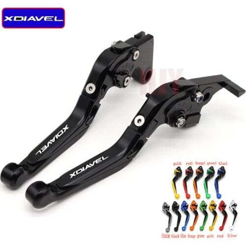 CNC Adjustable Folding Extendable Motorbike Motorcycle Brake Clutch Levers For Ducati Diavel Carbon XDiavel S 2016-2018