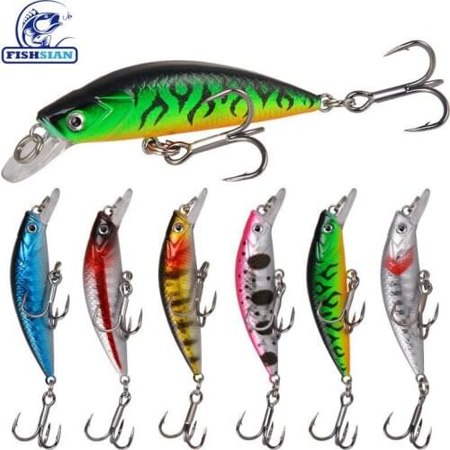 FISHSIAN Minnow Fishing Lures Sinking Weights Whopper Fake Fish Fishing Tackle Jerkbait Saltwater Trolling Lure Isca Artificial