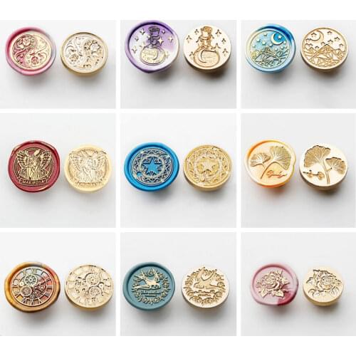 Wax Seal Stamp Copper Head Sealing Wax Stamp Crafts Supplies Envelope Gift Wedding Invitation Sticker Seal Party Wax Seal Kit