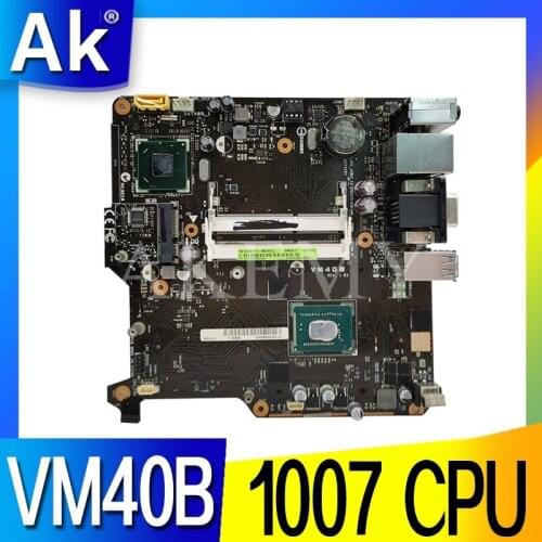 VM40B Motherboard For ASUS VivoPC VM40B Laptop motherboard VM40B USB3/SATA3 17*17 ITX Mainboard W/ 1007U-CPU