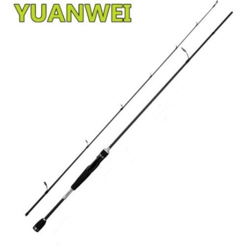 YUANWEI Spinning Fishing Rod 1.8m 2.1m ML M MH Power 2 Sections Carbon Fiber Fishing Lure Rod Varas De Pesca Canne Spinning Rod