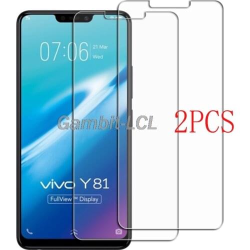 For vivo Y83 6.22" Tempered Glass Protective FOR Vivo Y81 1808, 1803, V1732A Screen Protector Phone cover Glass Film