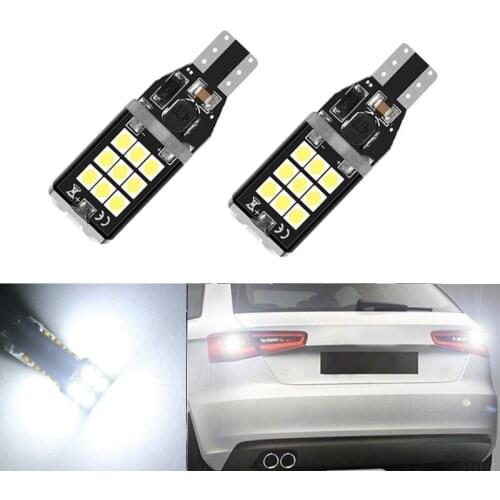 2x 921 912 W16W T15 24SMD Chipsets LED Canbus Error Free Bulbs For Backup Reverse Lights 880 Lumens 6000k Xenon White