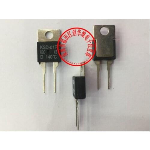 5pcs/Temperature switch Thermostat JUC-31F KSD-01F 140 Degrees Celsius Normally closed (N.C) D140C/Normally open (N.O) H140C