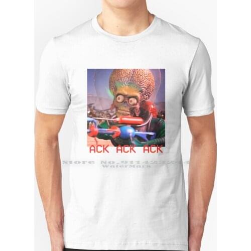 Ack Ack Ack Attacks!! T Shirt 100% Pure Cotton Attacks Tim Burton Tim Burton Jack Nicholson Nicholson Sarah Parker