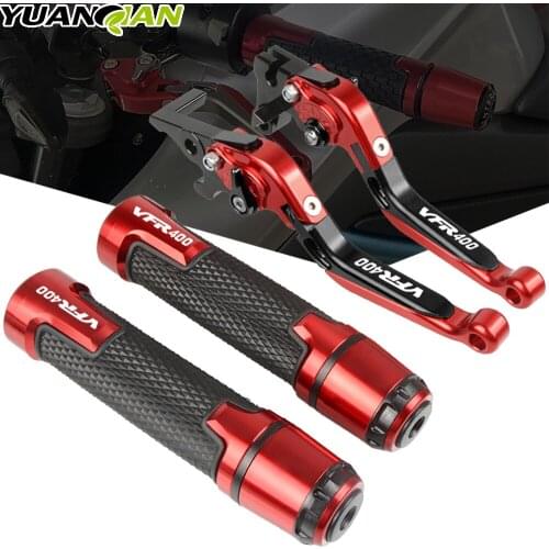 For Honda VFR400 VFR 400 NC30 1989 1990 1991 1992 Motorcycle CNC aluminum Brake Clutch Levers Handlebar Grip Handle Hand Grips