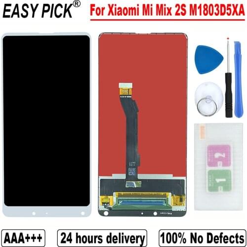 For Xiaomi Mi Mix 2S M1803D5XA LCD Display Touch Screen Digitizer Assembly Free Tools
