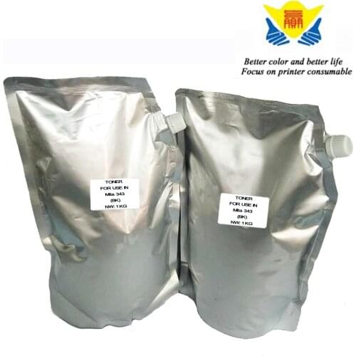 JIANYINGCHEN compatible for TK728 Kyoceras Mita 343 113 (2bag/lot) 1kg/bag black refill toner powder