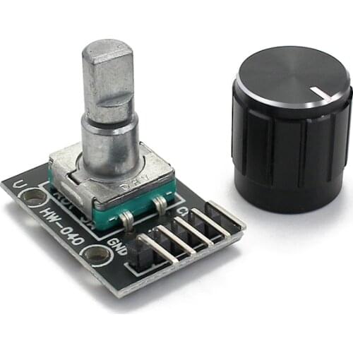 KY-040 360 Degrees Rotary Encoder Switch Module, Brick Sensor Switch Development KY040 Potentiometer Knob Kit for Arduino