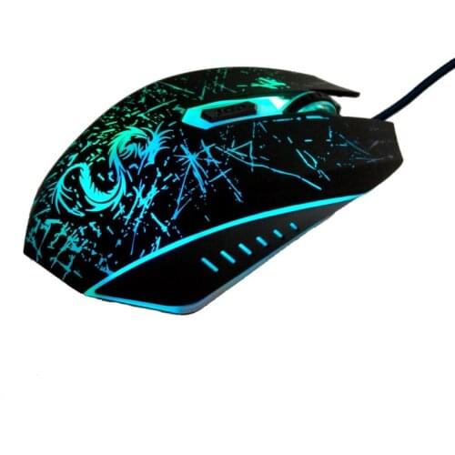 Ergonomic Wired Gaming Mouse 7 Button 3200 DPI USB Computer Mouse Gamer Mice Silent Mause With Backlight For PC Laptop
