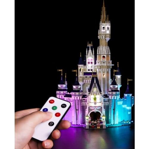 LED Light Kit For Creative Series Cinderella Princess Castle Lighting Set Compatible With 71040(Only LED Light, No Block Kit)