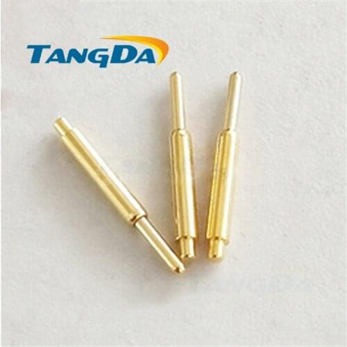 1.2*10.5mm pogopin probe spring retractable thimble battery charging probe gold-plated high-current conducting needle 1A