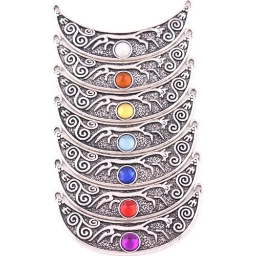Nordic amulet fashion Rhiannon Epona silver charm Moonstone viking charm