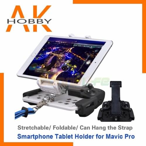 Remote Controller 5.5in Smartphone 7.9in 9.7in Tablet Support Holder Monitor Clip for SPARK Mavic 2 Pro MAVIC MINI AIR 2 Drone