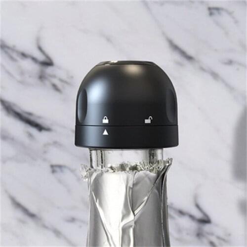 Vacuum Red Wine Bottle Cap Stopper Silicone Sealed Champagne Bottle Stopper Vacuum Retain Freshness Wine Plug Bar Tools
