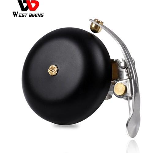 WEST BIKING Mini Bicycle Bell for Bike Ultralight Copper Safety Sound Cycling Handlebar Horn Vintage Aluminum Alloy Bike Bells