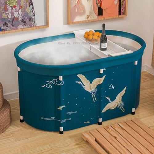 Japanese Bathtub Adult Foldable Bathtub Adult Simple Bathtub Bath Basin Household Double Body Artifact