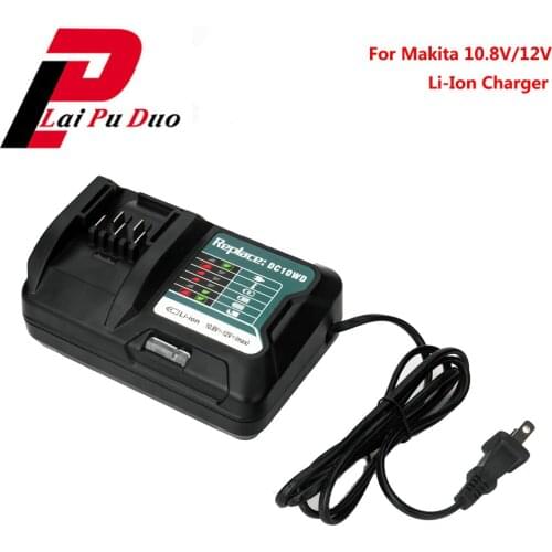 Battery Charger for Makita 10.8V 12V DC10WD BL1015 DC10WD / DC10SB / DC10WC 100-240V Charger