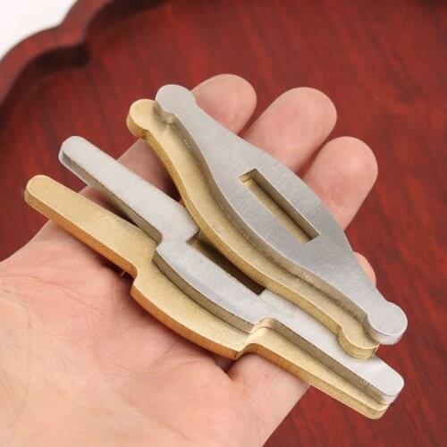 Guard - Brass&Steel 78mm/103mm length 4mm thick Knife making parts hardwares knife guards