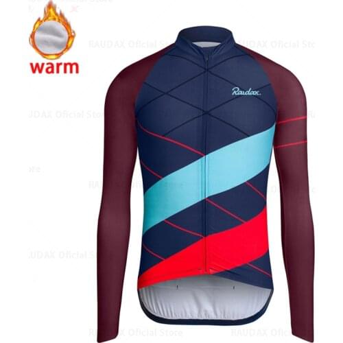 Winter Men Cycling Clothing Warm Wool Fleece 2021 New Team Ropa Ciclismo Invierno Mtb Bicycle Jacket Triathlon Road Bike Jersey